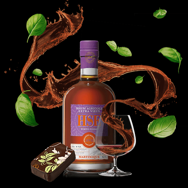 RHUM  VSOP PORT CASK FINISH & CHOCOLAT BASILIC